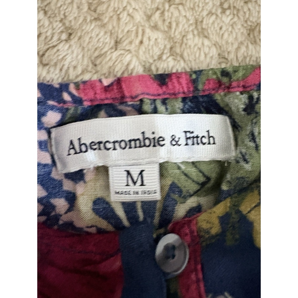 Abercrombie & Fitch Floral Mini Babydoll Cottage Core Boho Resort Y2K  M - Picture 9 of 13